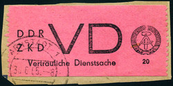1395: DDR Vertrauliche Dienstsachen