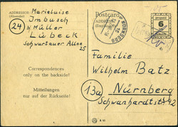 1304030: Britische Zone Behelfsausgaben - Ganzsachen