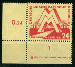 1380: German Democratic Republic - Sheet margins / corners