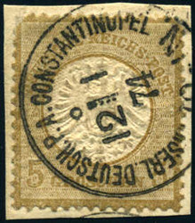 159: German Post in Turkey, Forerunner