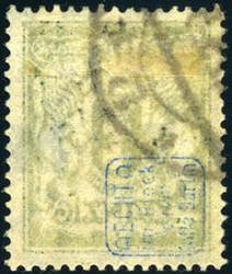 100 M schw?rzlicholivgr?n, rundgest. Pracht, gepr. Infla