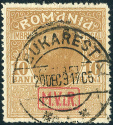 420: German Occupation World War I Romania - Obligatory tax stamps