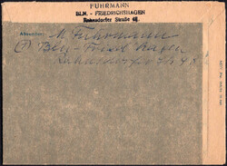 60 Pf K?pfe I senkr. Paar a. LuPo-Bf. v. Berlin n. Brooklyn, sehr gut ...