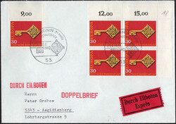 7080: Sammlungen und Posten Europa - Bogenränder / Ecken