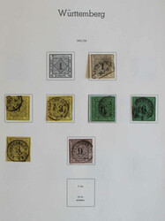 100: Old German States Wurttemberg - Collections