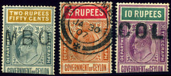 2045: Ceylon - Telegraph stamps