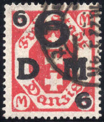 6 M auf 3 M karminrot, rundgest. Luxus m. einwandfreiem Befund Gruber ...