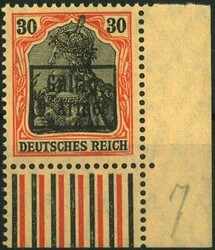 425: Deutsche Besetzung I. WK Rumänien 9.Armee - Bogenränder / Ecken