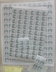 1956-1982 BOGENALBUM mit interessantem Bestand Bogen/Bogenteile mit ...