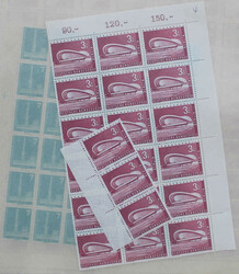 1956-1982 BOGENALBUM mit interessantem Bestand Bogen/Bogenteile mit ...