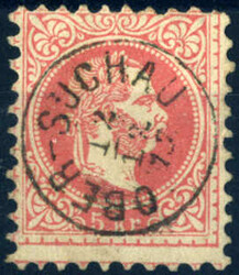 OBER-SUCHAU, Fingerhutstpl. zentr. a. 5 Kr