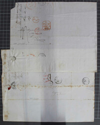 AUGIER Partie mit 17 markenlosen Briefen meist 19. Jh. meist aus ...