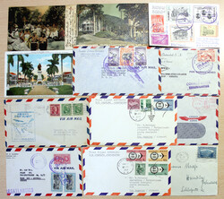 1904-1969 Panama u. Canalzone, 21 verschied. Bedarfsbelege, die ...