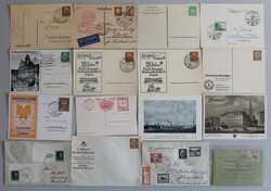 PHILATELIE 3/4 volle Postbox; dabei Werbeschauen, Philatelistentage, ...
