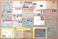 DANZIG über 400 Belege; schöne Frankaturvielfalt, meist aus 1920 ...