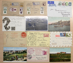 JUDAIKA, über 200 Belege; aus 1897-1968, sehr vielfältig, dabei ...