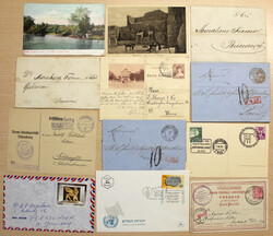 JUDAIKA, über 200 Belege; aus 1897-1968, sehr vielfältig, dabei ...