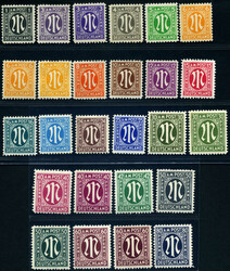 1945 AM-Post dt. Druck in A-Zhg. ?berkpl. (26 Wte.) bis auf teure ...