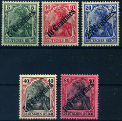 1908 Diagonalaufdruck, postfr. LuxusAutomatically generated ...