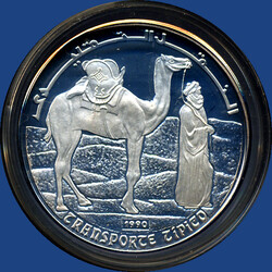 500 Peseten Beduine mit Dromedar, 1990 999er Silber in ...