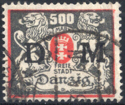 340: Danzig - Official stamps