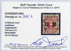 6 M rotkarmin, rundgestpl. Pracht m. KB Tworek BPP "echt, leichte Mgl ...