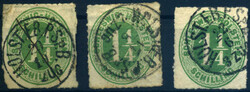 90: Old German States Schleswig-Holstein - Cancellations and seals