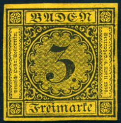 10: Old German States Baden - Offical reprints