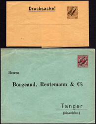 155: German Post in Morocco - Private postal stationery