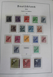 1948-1990 in den Hauptnr. kpl. Slg. im Klemmbinder auf ...