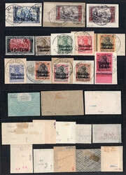 1899-1911 überkpl. rundgestpl. Luxus-Slg. (56 !!! Wte. sogar als ...