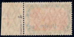 25 Pia a. 5 M grünschwarz/dkl´karmin v. re.Rand m. Passerkreuz, ...
