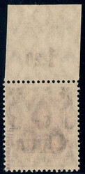 1 C a. 3 Pf dkl´olivbraun m. rußigem Aufdruck v. OR, postfr. Luxus, ...