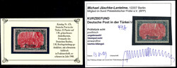 25 Pia a. 5 M grünschwarz/dkl´karmin, postfr. Luxus m. ...