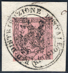 3370: Early States Modena Newspaper Stamps