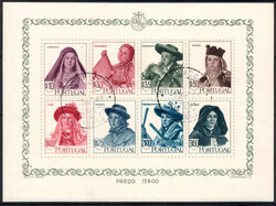 1947 Volkstrachten-Bl. m. Pl.-Nr. 8 auf Pracht-Bfstck.  Automatically ...