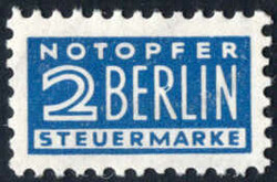 1315: Bizone Compulsory surtax stamp