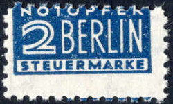 1315: Bizone Compulsory surtax stamp