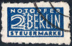 1315: Bizone Compulsory surtax stamp