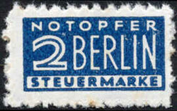 1315: Bizone Compulsory surtax stamp