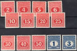 1920: Bosnia Herzegowina - Postage due stamps