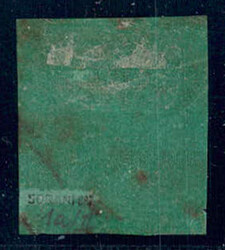 5 C schwarz auf grün ohne Punkt hinter der Nominale, ungebr. Pracht ...