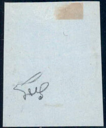 20 C blau, riesenrandiges Oberrandstück a. Luxus-Bfstck. GAVI, sign ...