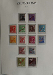 1949-1990 bis auf Bl. 1 kpl. postfr. Luxus-Slg. mit allen ...