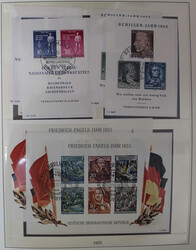 1949-1962 überwiegend bi-collect geführte Slg. im neuwertigen ...