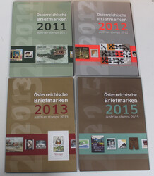 JAHRESSAMMLUNGEN ex 2007-2015. Dabei 2007, 2008, 2010, 2x 2011, 2012, ...