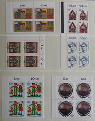 VIERER-BLOCKS 1980-2000 riesige Slg. mit fast 1000!!! meist versch. ...