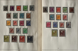 1948-1949 kpl. Slg. der Anfangsspitzen Mi. 1-70 u. Bl. 1, dieser kl. ...
