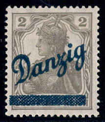 2 Pf Kleiner Innendienst, ungebr. Pracht, sign. Richter  ...