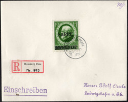 10 M Bayern-Sarre a. überfrank. R-Bf. v. HOMBURG n. Ludwigshafen ...